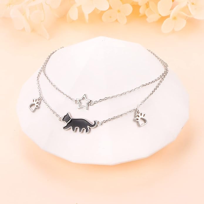 S925 Sterling Silver Anklets Adjustable Beach Foot Ankle Bracelet Jewelry Gifts For Women Girls