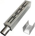 304 Stainless Steel Trench Drain Kit, Narrow Channel Drain by SUIGDRR
