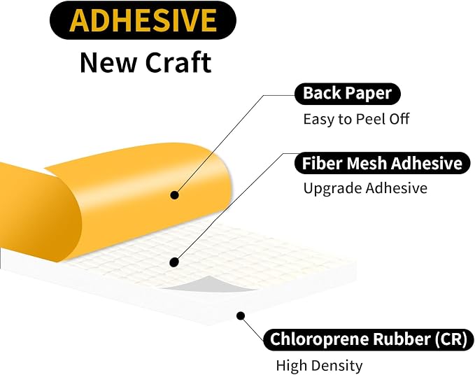 Weather Stripping Door Seal, High Density CR, 1 in x 1/8 in x 16.5Ft | Weather - Image 3