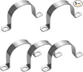 5 PCS 3 Inch（76mm）Heavy Duty U-Pipe Strap Clamp | Stainless Steel-304, 2 Hole by Choosewhatyouneed