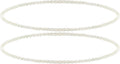 iF YOU Gold Ankle Bracelets for Women, 14k Gold Plated Waterproof Cuban Link Chain Anklets Set, Layered Anklet Bracelets for Women Beach Gift Adjustable Size 5pc