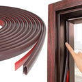 ESUFEIR 26Feet Door Weather Stripping Door Seal Strip, Self-Adhesive Rubber by ESUFEIR
