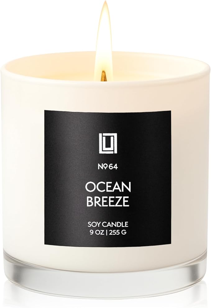Lulu Candles | Ocean Breeze | Luxury Scented Soy Jar Candle | Hand Poured in - Image 2