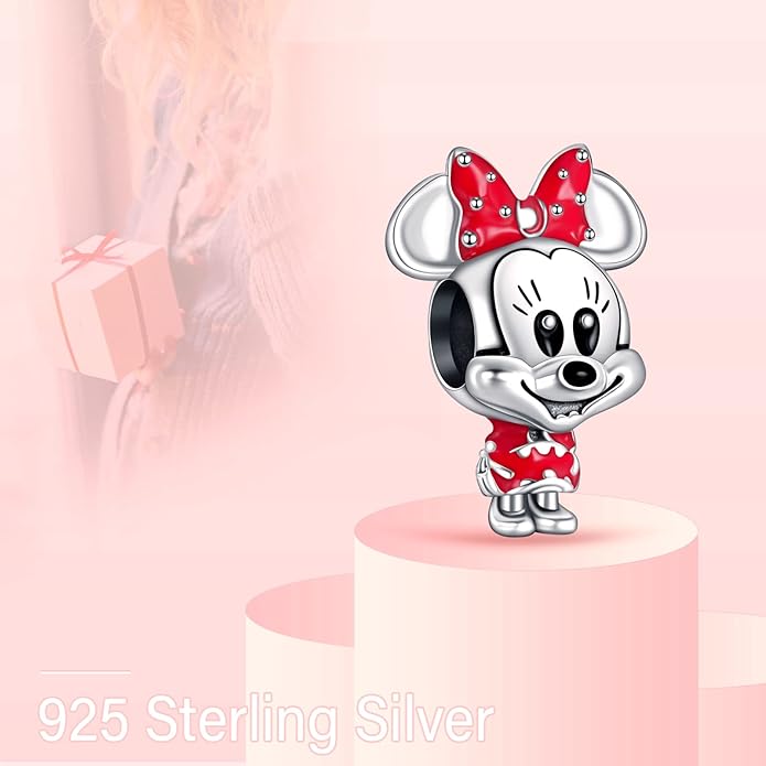 MITSOKU 925 Sterling Silver Charms for Bracelets Necklaces Animal prototype Pendant Safety Chain Dangle Pendants Beads Christmas Day Charms Jewelry Gift for Women