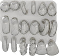 9 Pairs Chunky Gold Earrings Set for Women Trendy Lightweight Gold Plated Hoop Earrings Hypoallergenic Jewelry