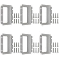 3-Gang BE3 Non-Metallic Electrical Power Outlet Box Extender, 6 Pack | ETL by XGGYA