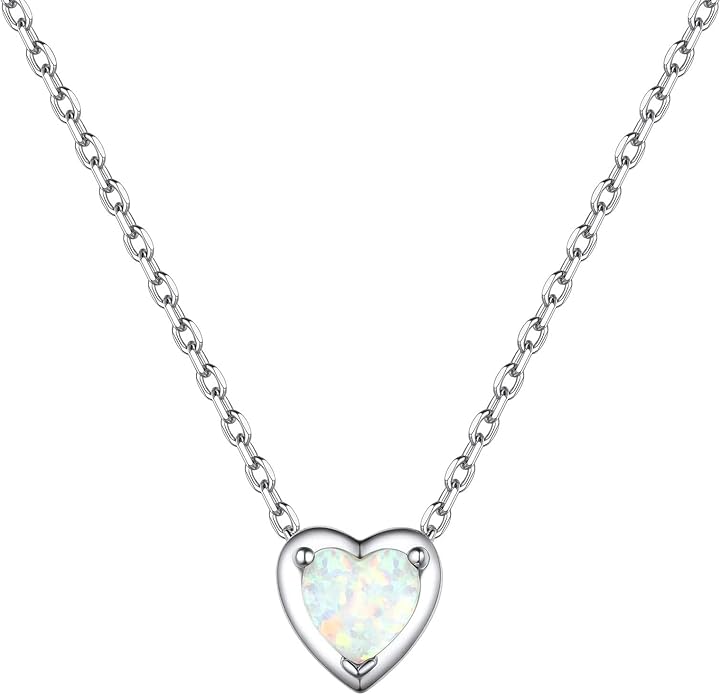 ChicSilver 925 Sterling Silver 12 Months Sparkling Round Cut Created Birthstone Pendant Necklace, 16 Inch Rolo Chain