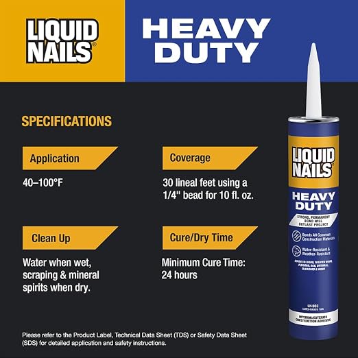 Liquid Nails Construction Adhesive - Image 4