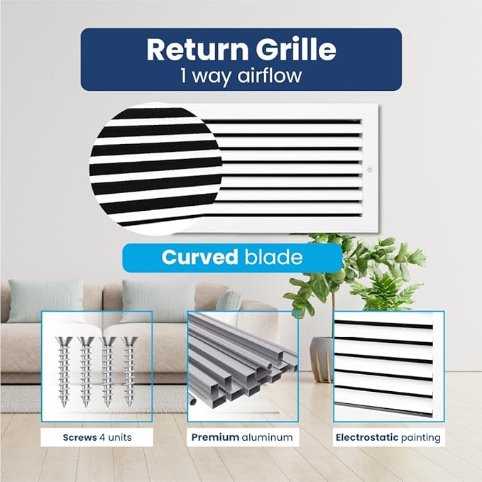 36x18 Aluminum Wall Ceiling Air Return Vent Cover HVAC Rustproof Grille - Image 4