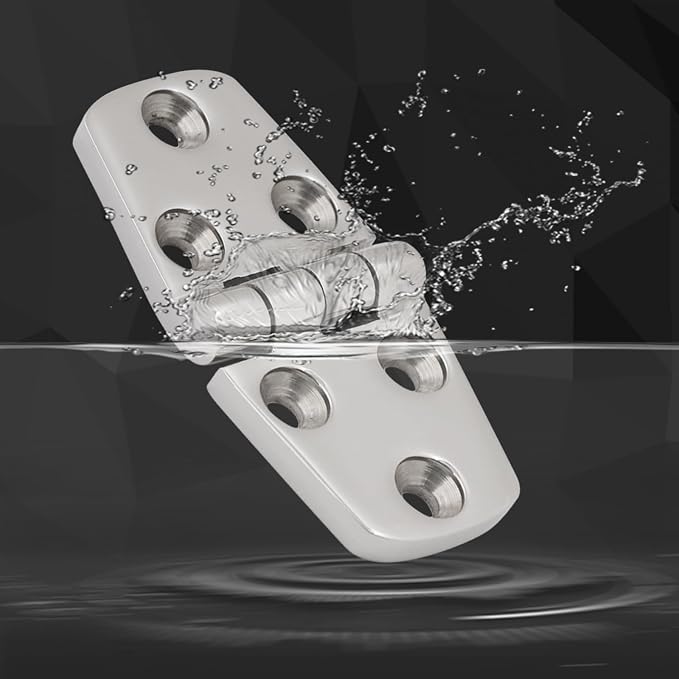 316 Stainless Steel Hinges Marine Grade 3" x 1.5" Heavy Duty Boat Hatch Hinge - Image 7