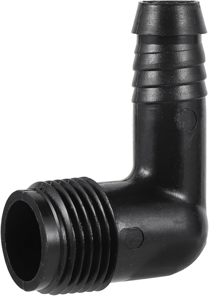 10pc Drip Irrigation Adapter 1/2"X1/2" 90-Degree Elbow NPT Male Pipe Fitting | - Image 6