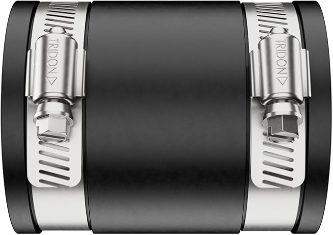 Fernco 1056-22 Flexible Pipe Coupling 2” CI/Plastic/Steel to 2” CI/Plastic/Steel - Image 2
