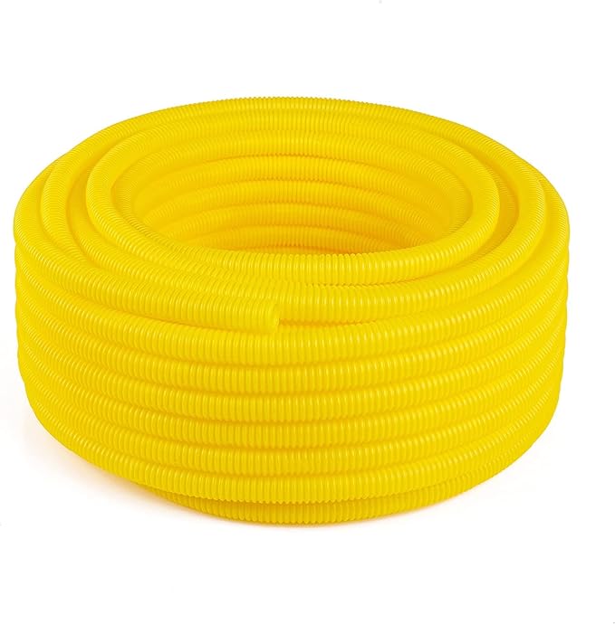 Flexible Polyethylene HDPE Non-Split Corrugated Wire Loom Tubing by HydroMaxx