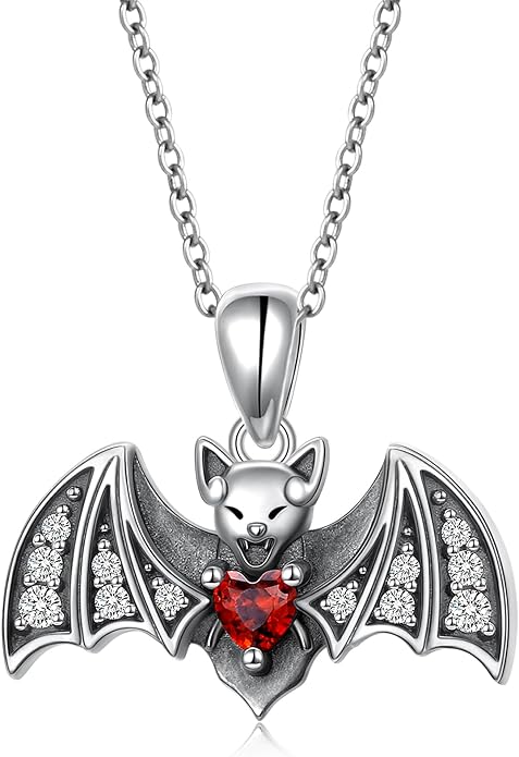 FLYOW 925 Sterling Silver Cute Animal Jewelry Hummingbird/Butterfly/Wolf/Corgi/Cat/Snake/Spider/Bat/Penguin/Bear/Opossum/Frog/Guinea Pig for Women Mother Friend Animal Lovers