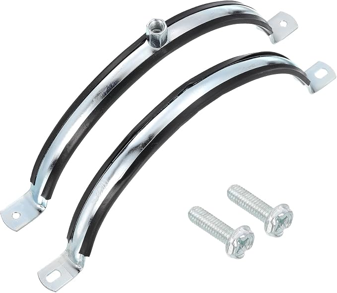 uxcell 4 Pcs Adjustable Pipe Bracket Clamp - Image 3