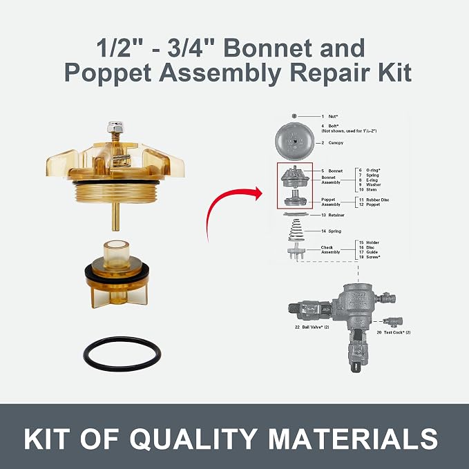 Thaekuns 905211 905-211 Bonnet Repair Kit - Image 3