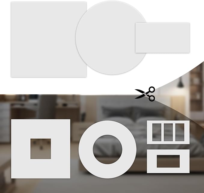 6 Pcs Self-Adhesive Ceiling Cover Plate Wall Outlet Hole Stickers | 7x7 Inch - Image 4