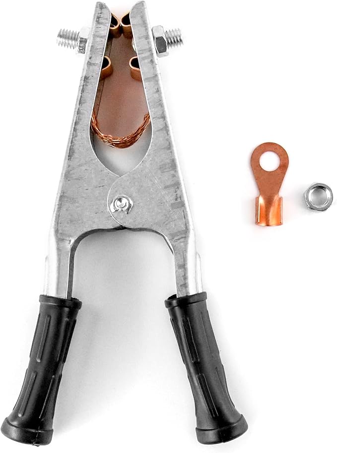 QWORK Copper Welding Ground Clamp, 4 Pack - Image 5
