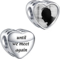 Annmors Personalized Photo Charms For Bracelets/Necklace 925 Sterling Silver Love Heart Shaped Engraved Customize Picture Gift for Birthday Mother's Day,Bead Charms Jewelry for Women