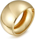 YMBYCM Chunky Bangle Bracelets for Women Trendy Wide Chunky Cuff Bracelets Wrap Bracelet
