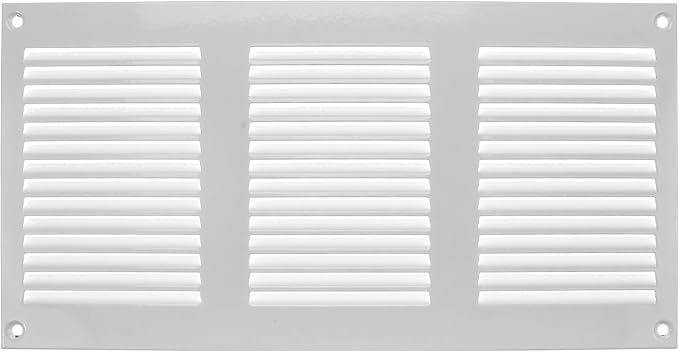 12 x 6 Inch White Galvanized Steel Return Air Register Vent Cover, AC Vent Cover - Image 8