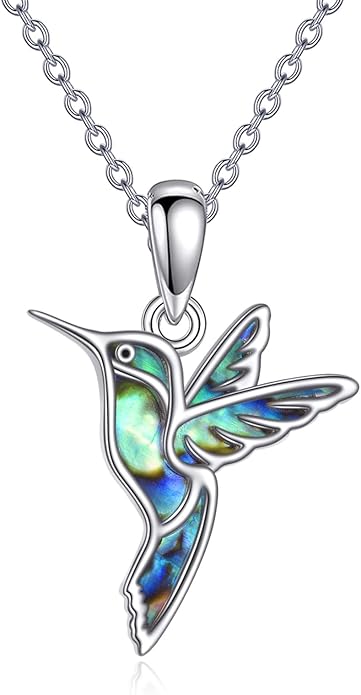 YFN 925 Sterling Silver Hummingbird/Cardinal/Cat Necklace for Women Animal Pendant with Adjustable 18"+2" Chain Jewelry Gift for Christmas, Valentine's Day, Mother's Day, Birthday-Gift Box Included