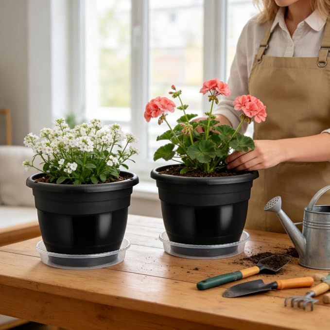 RooTrimmer 8 Inch Nursery Pots Set of 10 - Image 4