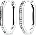 LAZA 925 Sterling Silver Hoop Earrings for Women, Hypoallergenic Huggie Butterfly Dangle Drop Earrings Colorful Flower Earrings Jewelry Gifts