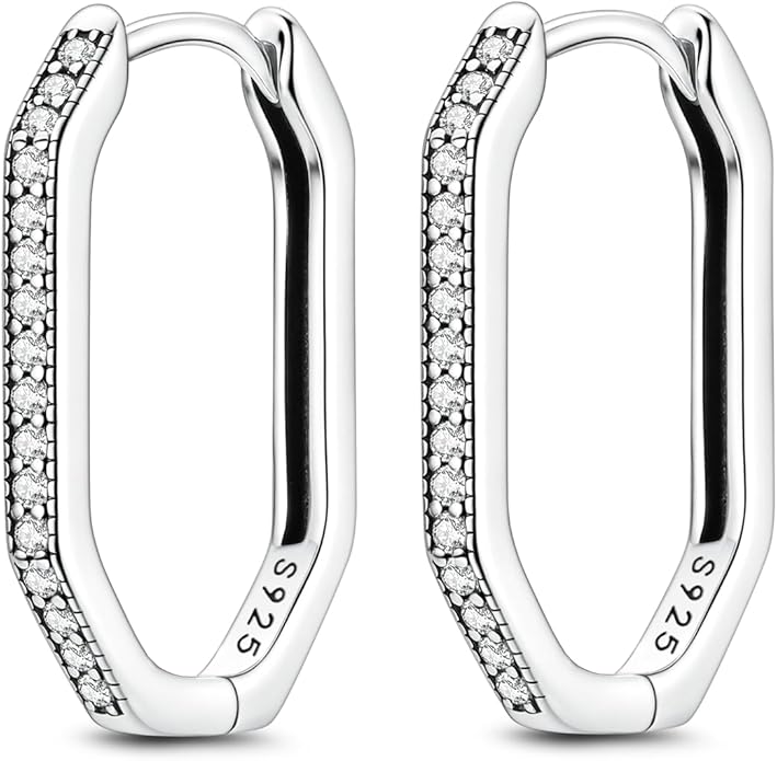 LAZA 925 Sterling Silver Hoop Earrings for Women, Hypoallergenic Huggie Butterfly Dangle Drop Earrings Colorful Flower Earrings Jewelry Gifts