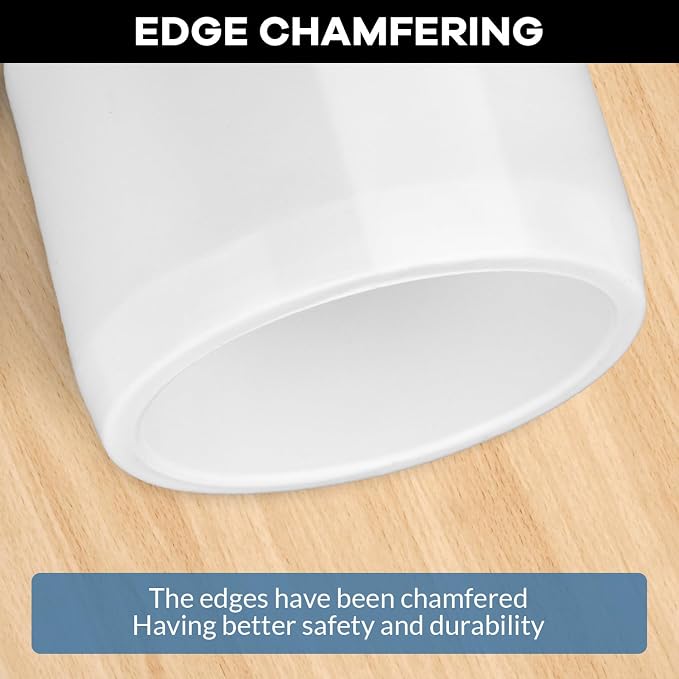 20 Pack 1'' PVC Pipe End Cap Fitting, Schedule 40 Furniture Grade PVC Pipe End - Image 5
