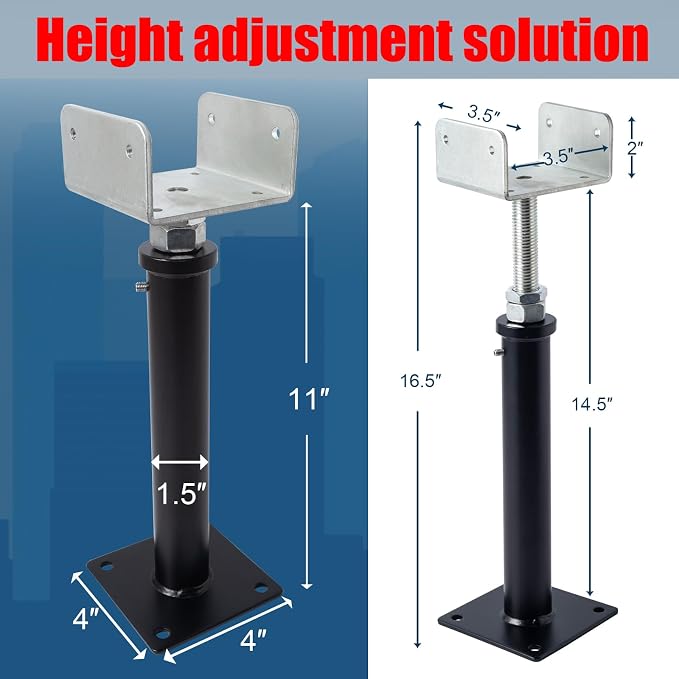 4 Pack U-Shaped Floor Jack - Image 2