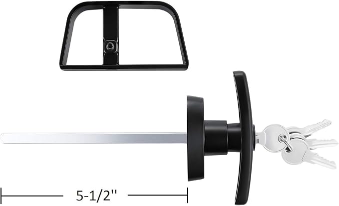Shed Door Latch T-Handle Lock Kit - Image 4