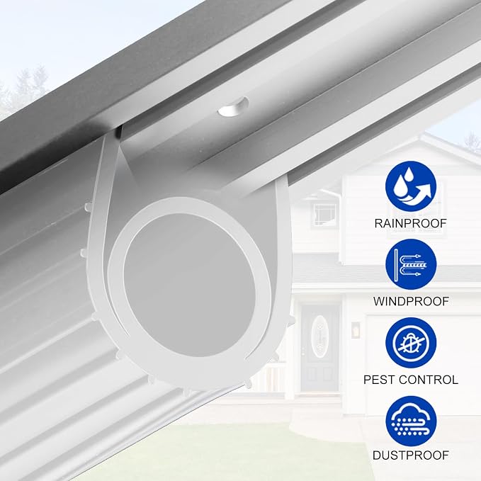 DGSL Garage Door Bottom Seal, 5/16 T-End Rubber Weather Stripping, 20 FT | U+O - Image 5
