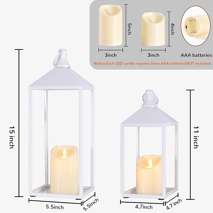 2 Pcs Wedding Lanterns Decorative - Image 6