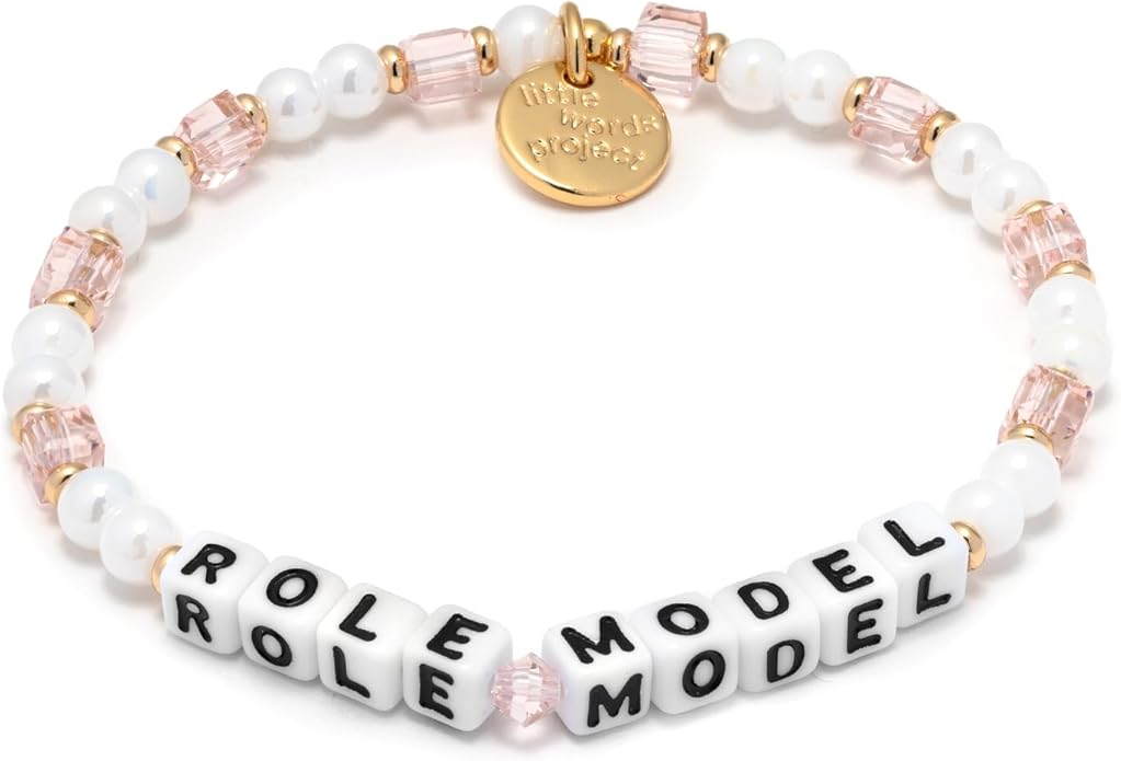 Little Words Project Mother's Day Gifts, The Original Word Bracelet, Made with Colorful Beads and Plated Brass Hardware, Handcrafted Design & Positive Message