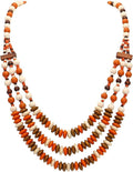 Coiris Layer Chunky Wood Beaded Necklace Exaggerated Statement Bead Collar Necklace Bib Necklaces
