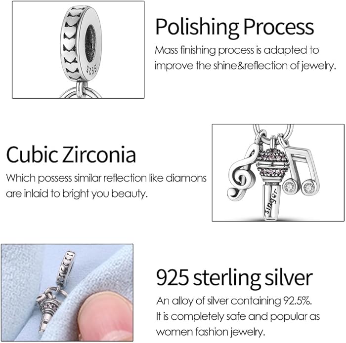 925 sterling silver bracelet necklace pendant, women's jewelry, a charming pendant suitable for matching the original bracelet, perfect for parties, birthdays, and as a jewelry gift