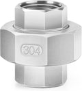 ChillWaves 304 Stainless Steel Cast Pipe Fitting, Union，2" NPT Female Thread by VisittheCHILLWAVES