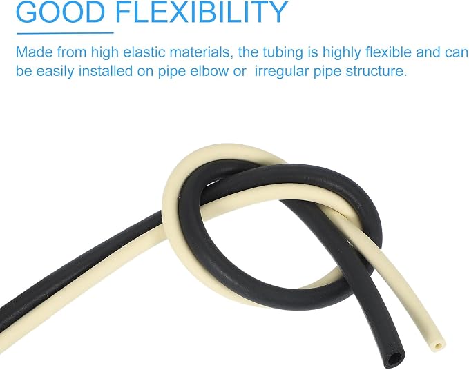 PATIKIL 7mm ID x 11mm OD x 1m Long Pipe Insulation Foam Tube, Pipe Cover Wrap - Image 4