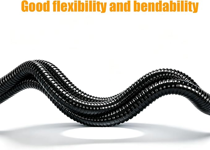 50ft1/2in Flexible Electrical Conduit, PVC-Coated Liquid-Tight, Galvanized - Image 4