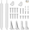 2 Set Heavy Duty White Screen Door Closers, Storm Door Closer | Screen Door by Dluno