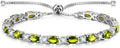 FANCIME Birthstone Tennis Bracelets Sterling Silver Bolo Tennis Bracelets Charm Fine Jewelry Birthday Gifts for Women Mom Wife Her