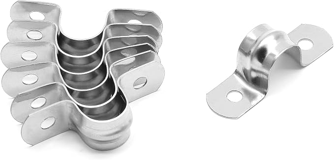 30Pcs 1/2 Inch Stainless Steel Conduit Clamps, - Image 2