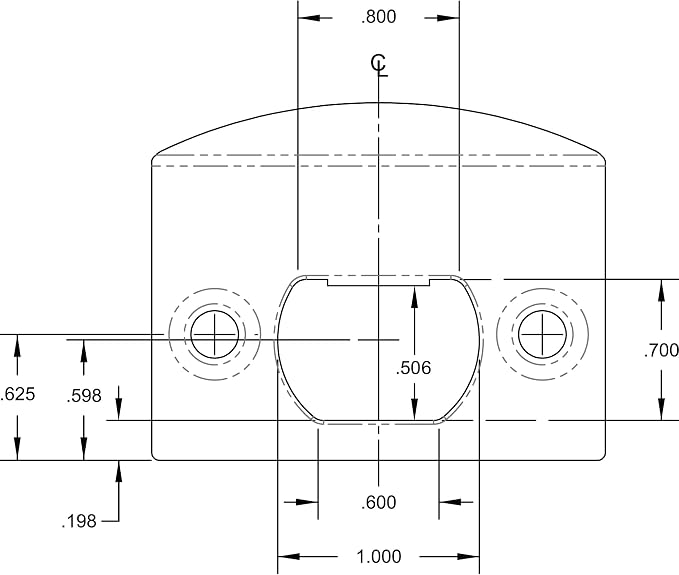 Prime-Line E 2307 Brass Standard Door Lock Residential Strike Plate - Image 3