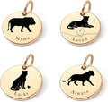 SM Design Mama Animal Charm Set – Set of 4 Stainless Steel Charms – Motherhood & Family Keepsake Jewelry Charmss