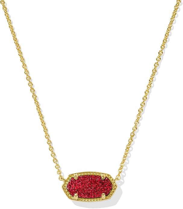 Kendra Scott Elisa Pendant Necklace for Women, Fashion Jewelry, 14k Gold-Plated