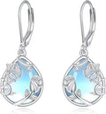 VONALA Flower Earrings for Women 925 Sterling Silver Rose/Lotus/Scottish Thistle/Tulip/Lilac/Mushroom/Pineapple Dangle Drop Earrings Flower Jewelry Gifts for Women Girls Birthday Gifts