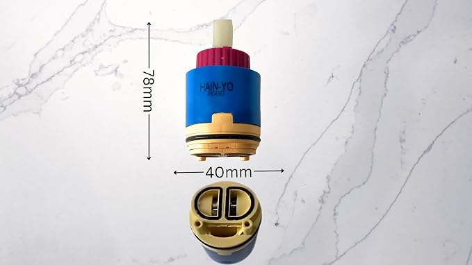 T & T Hardware 40mm Ceramic Pressure Balance Cartridge JH04BD – Hot & Cold - Image 2