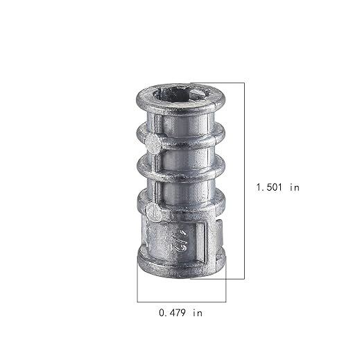 Wensilon 1/4 * 1-1/2 Lag Shield Anchor Long Zinc Alloy Bolts Concrete Anchors - Image 2