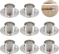 Antrader Closet Rod Flange, Stainless Steel 1.5 Inch Dia. Adjustable Socket by Antrader